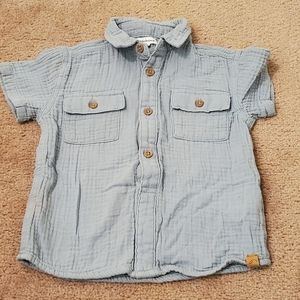 Gauze Buttoned down Shirt